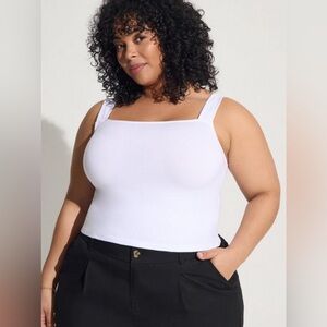 Foxy Square Neck Crop Tank